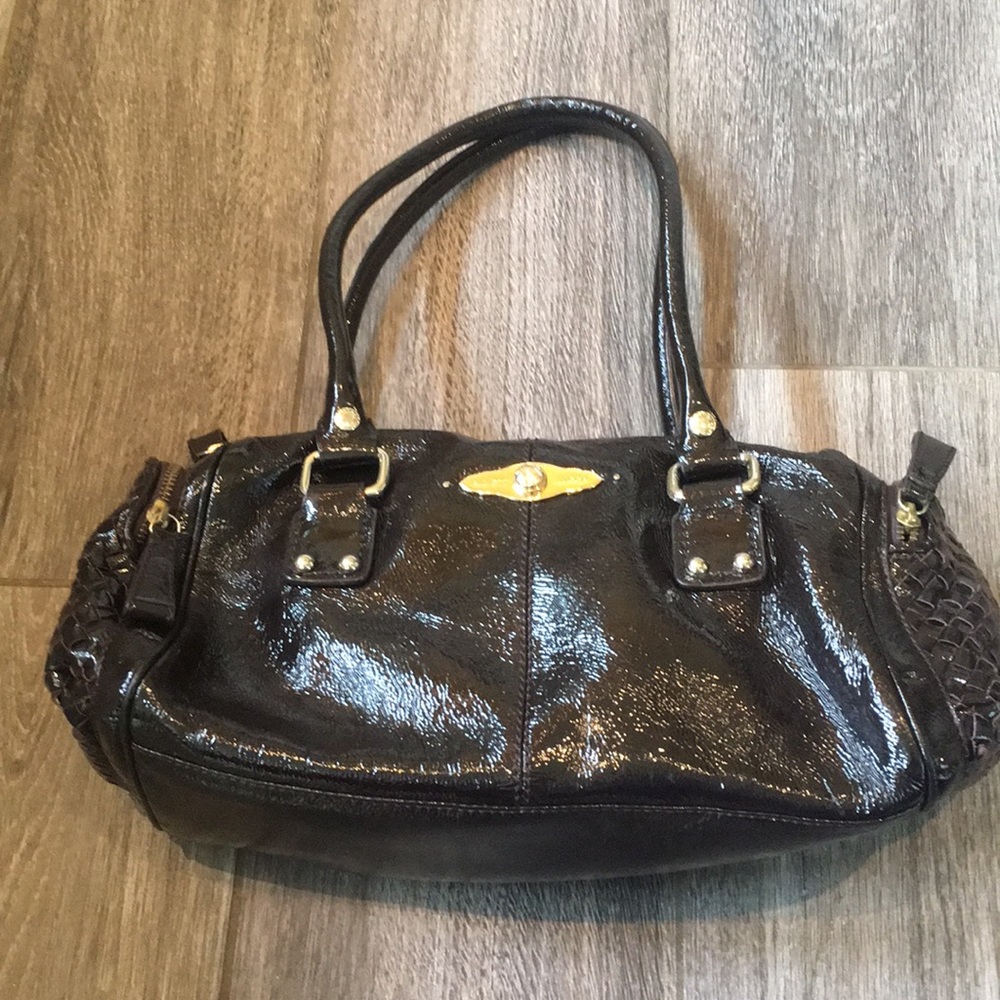 EUC Elliott Lucca patent leather shoulder bag